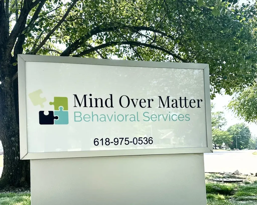 Mind Over Matter Behavioral Services - office location exterior sign Collinsville, IL